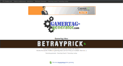 Desktop Screenshot of gamertag-generator.com